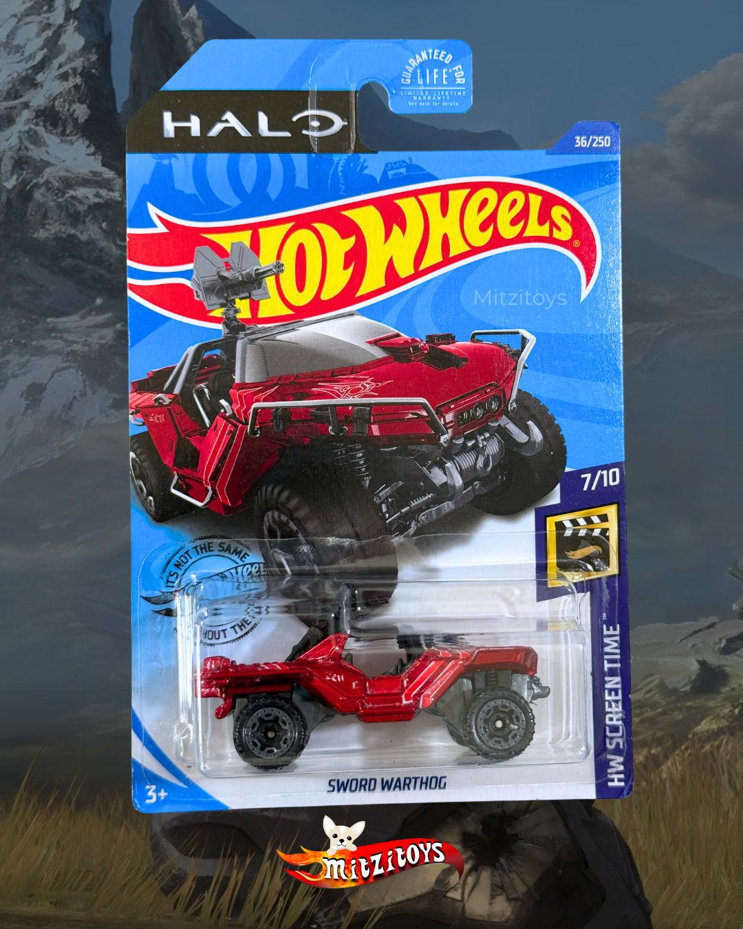 Sword Warthog (36/250) (7/10) Halo - HW Screen Time - Hot Wheels básico