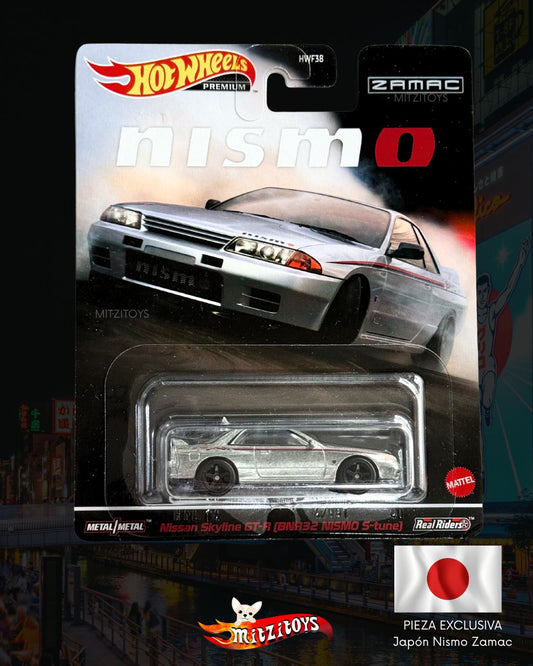 Nissan Skyline GT-R ( R32 NISMO S-tune) ZAMAC - NISMO Festival Japan Exclusive - Hot Wheels Premium