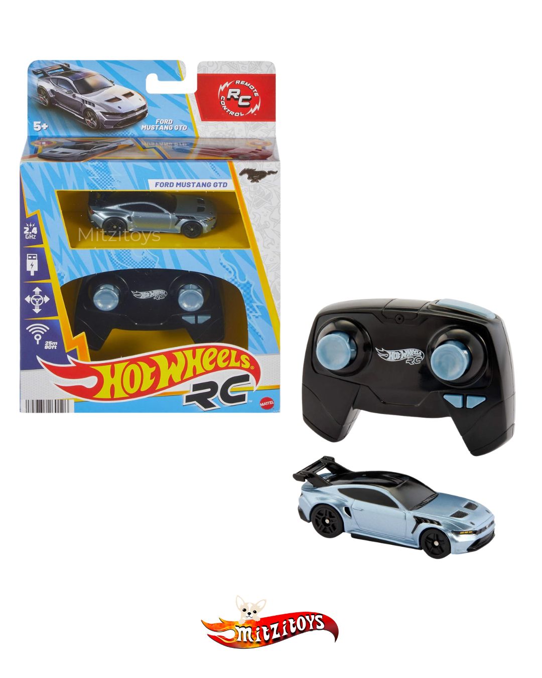 Ford Mustang GTD - Hot Wheels RC Control Remoto