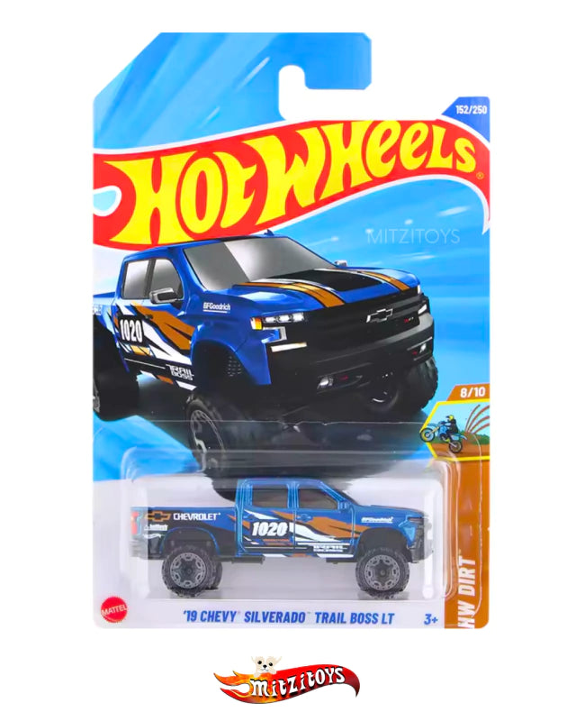 19 Chevy Silverado Trail Boss LT - Hot Wheels - HW Dirt (8/10)