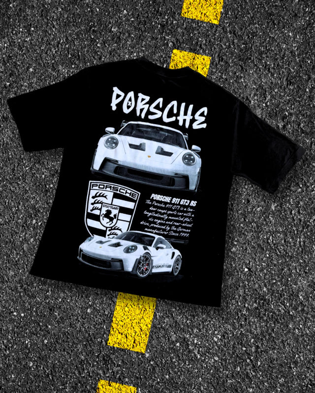 Playera Porsche 911 GT3 RS Oversize - Colección Mitzitoys - Streetwear