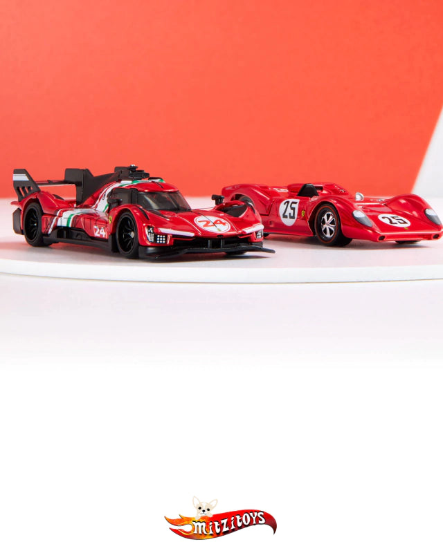 Hot Wheels RLC Exclusive: Ferrari Heritage Set - 2-Car Collector’s Box (Limited Edition)