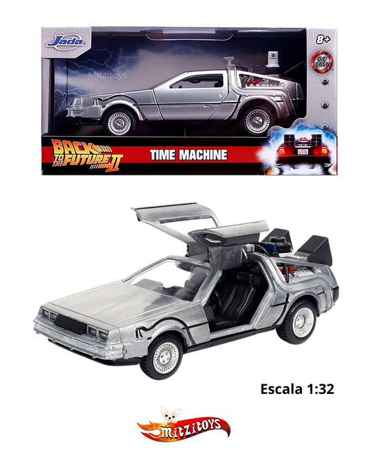 Time Machine Back to the Future Part II (Escala 1:32) - Jada Toys ￼