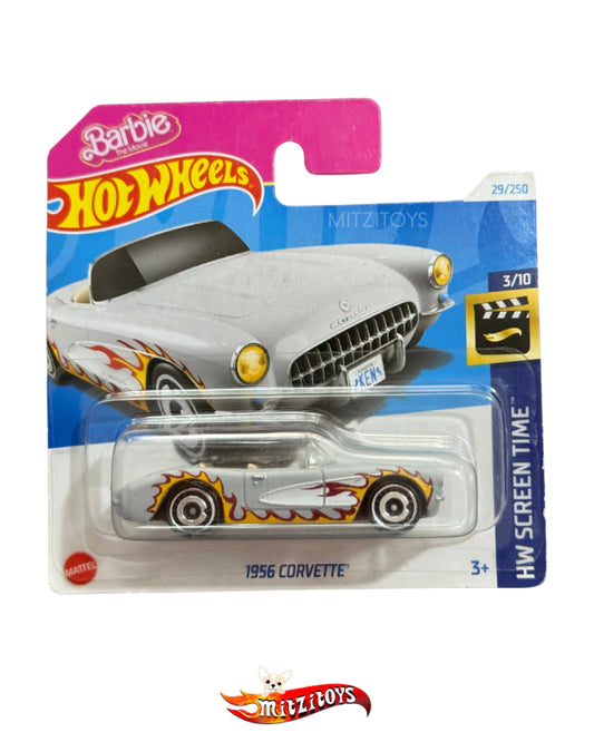 1956 Corvette (Barbie The Movie) - Hot Wheels (HW Screen Time 3/10) - Tarjeta Europea