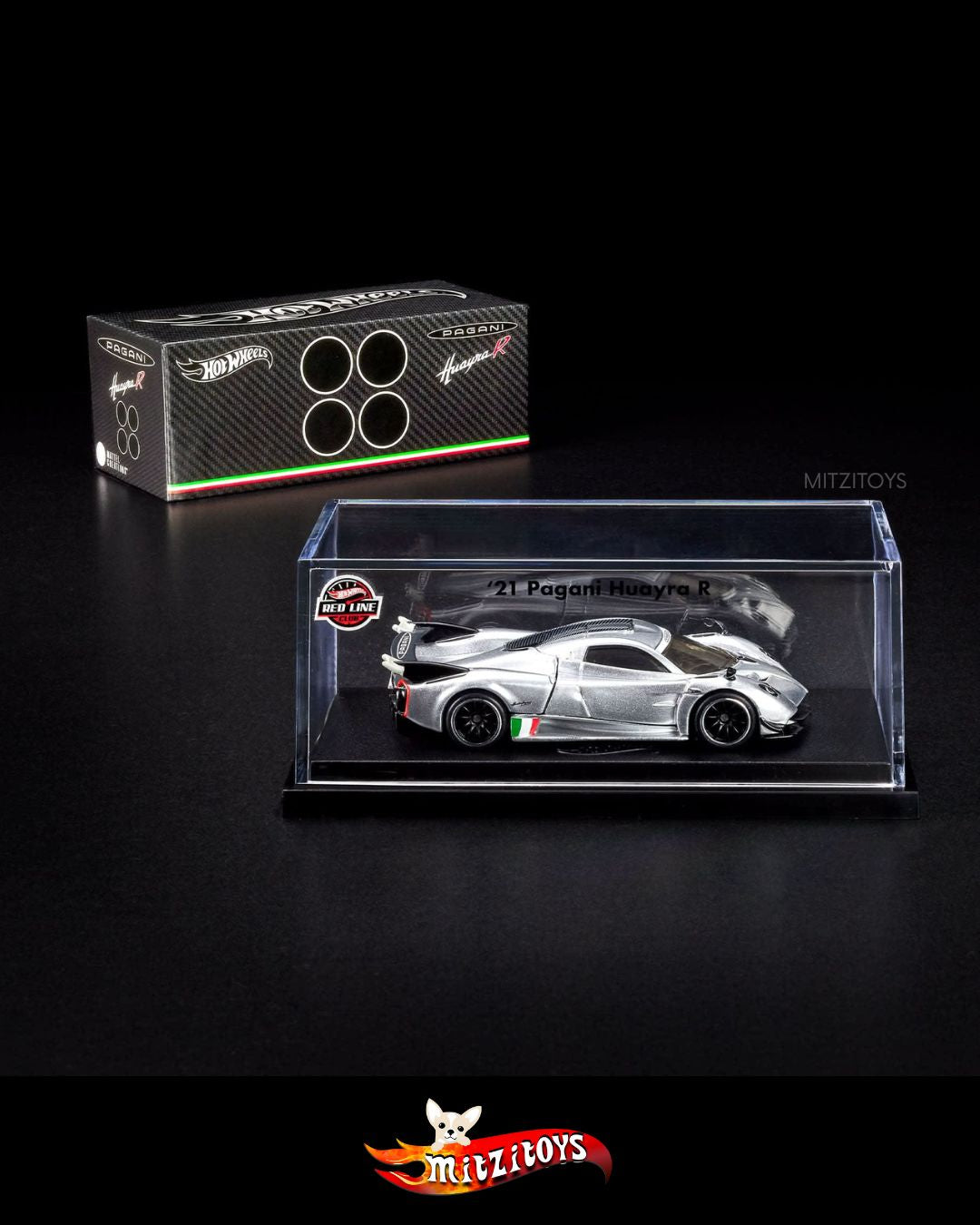 '21 Pagani Huayra R - Red Line Club Exclusive - Hot Wheels RLC 1:64