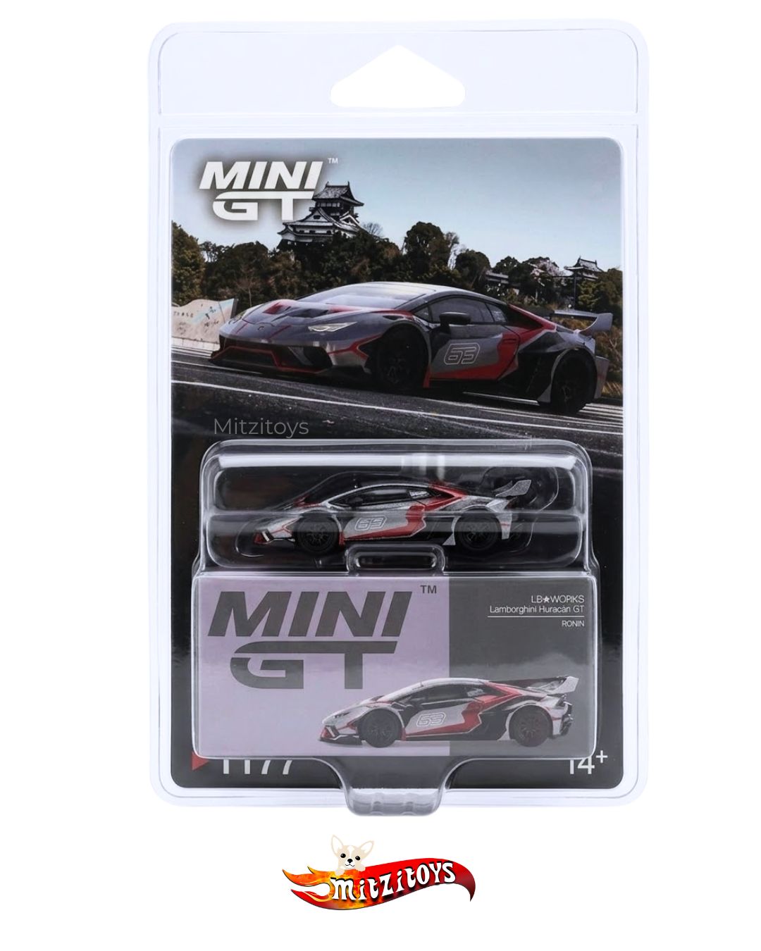 LB WORKS Lamborghini Huracán GT RONIN - MINI GT