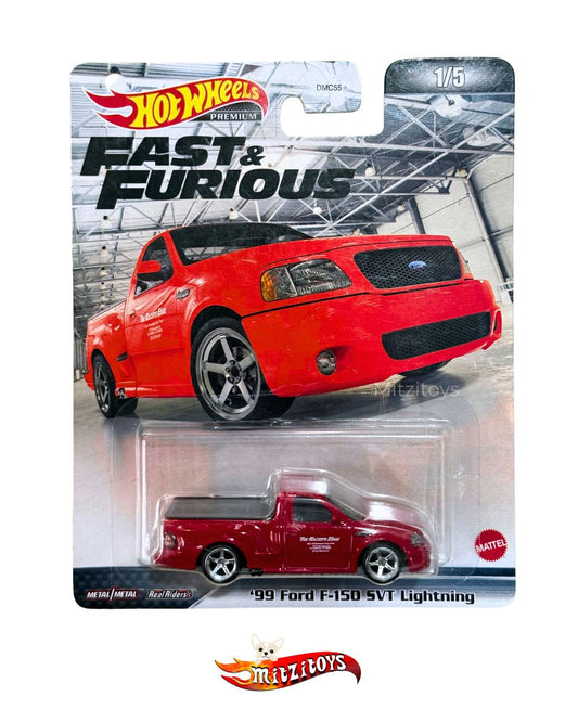 99 Ford F-150 SVT Lightning (1/5) - Fast & Furious - Hot Wheels Premium 