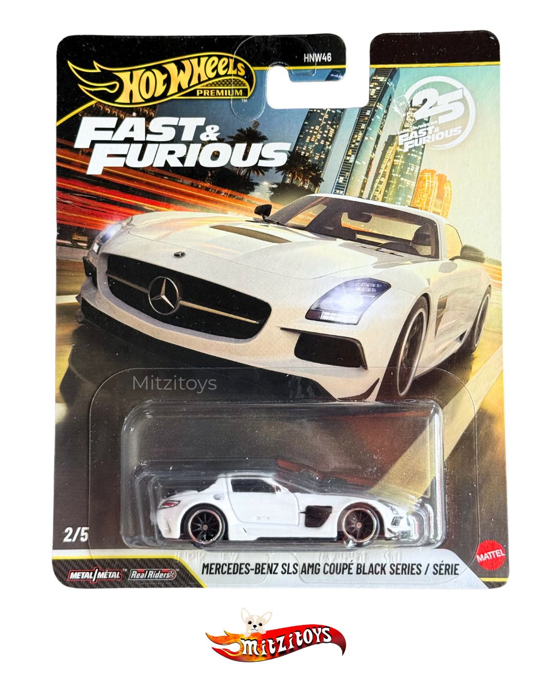 Mercedes-Benz SLS AMG Coupé Black Series (2/5) - Fast & Furious - Hot Wheels Premium 