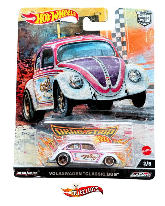 Volkswagen "Classic Bug" (2/5) Vocho Bocho - Drag Strip - hot wheels Premium