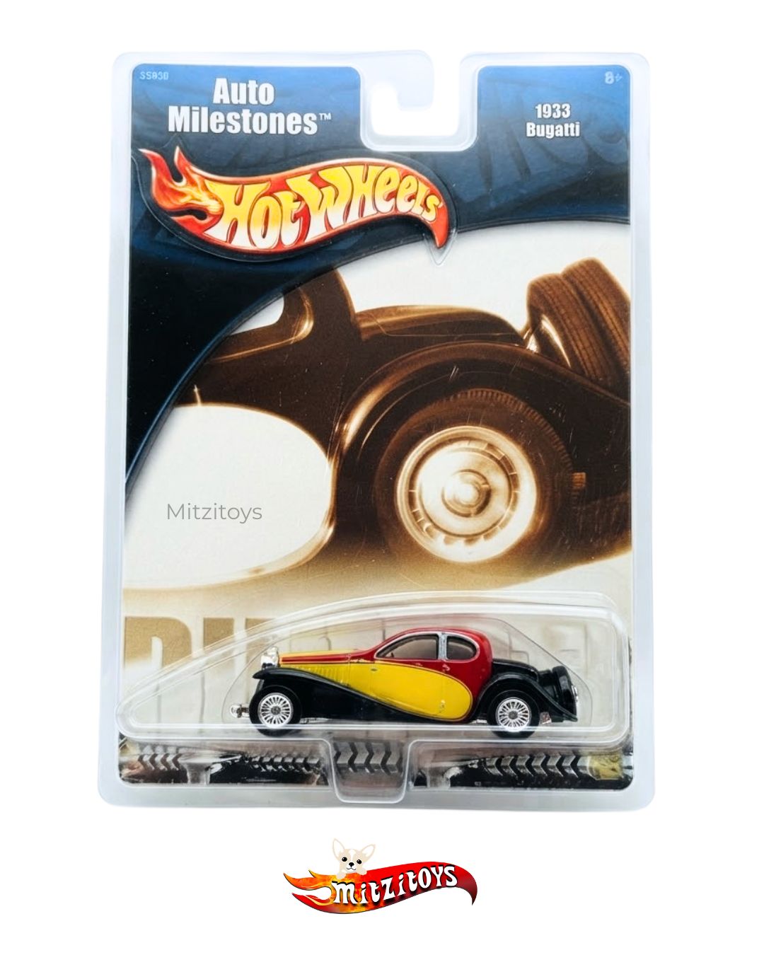 1933 Bugatti - Auto Milestones - Hot Wheels vintage