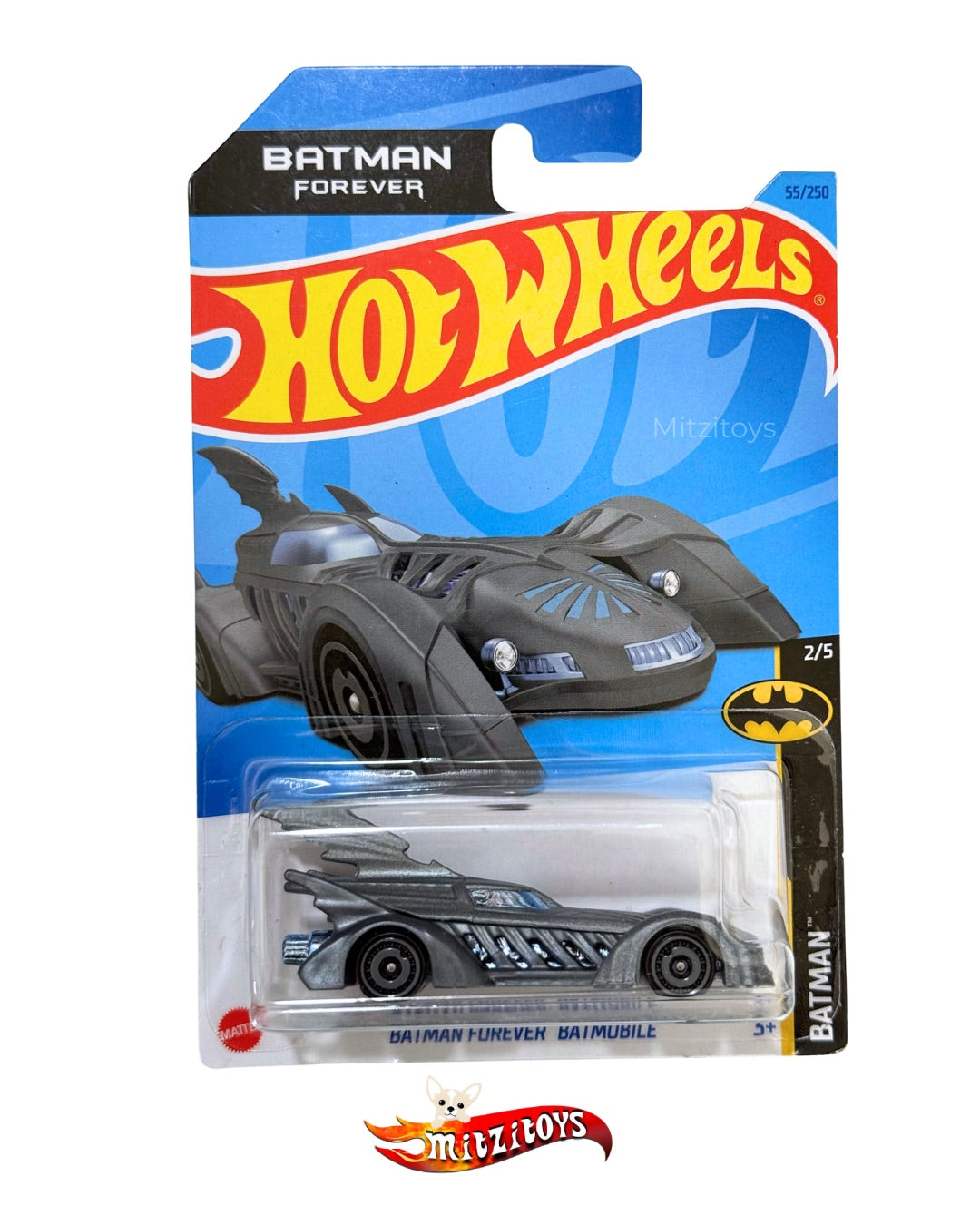 Batman Forever Batmobile (55/250) (2/5) - Batman - Hot Wheels básico