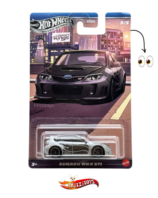 Subaru DETALLE WRX STI (3/5) - Compact Kings - Hot Wheels Silver