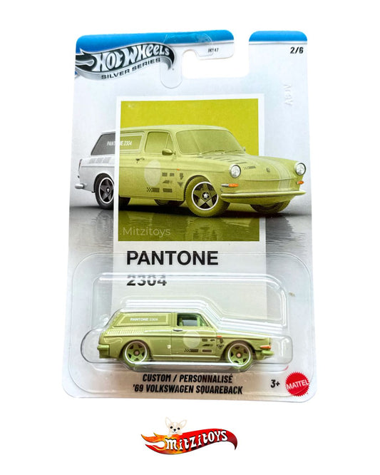 '69 Volkswagen Squareback (2/6) - Pantone - Hot Wheels Silver