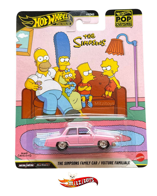 The Simpsons Family Car - Pop Culture - Hot Wheels Premium