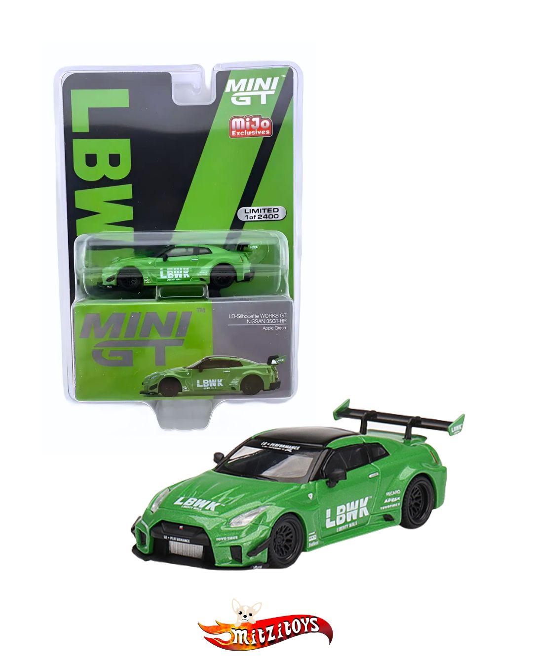 LB-Silhouette WORKS GT Nissan GTR R35 (Nº 437) - MiJo Exclusives - Mini GT 1:64