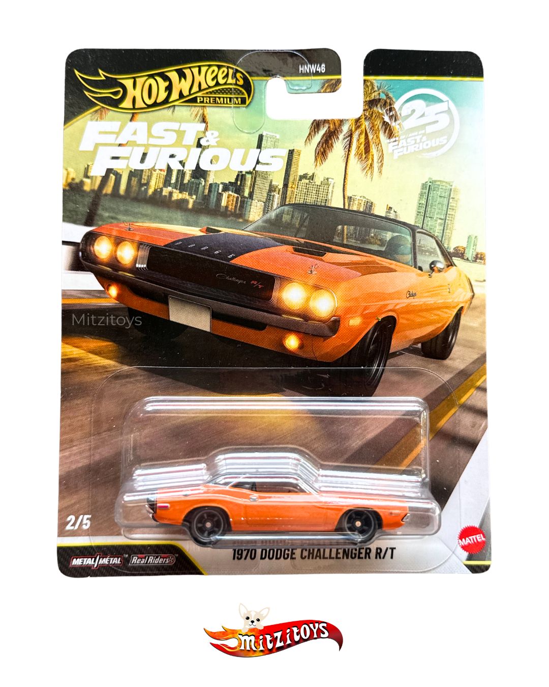 1970 Dodge Challenger R/T (2/5) - Fast & Furious - Hot Wheels Premium