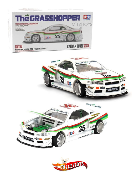 Nissan Skyline GT-R (R34) "The Grasshopper" - MINI GT x Kaido House 167