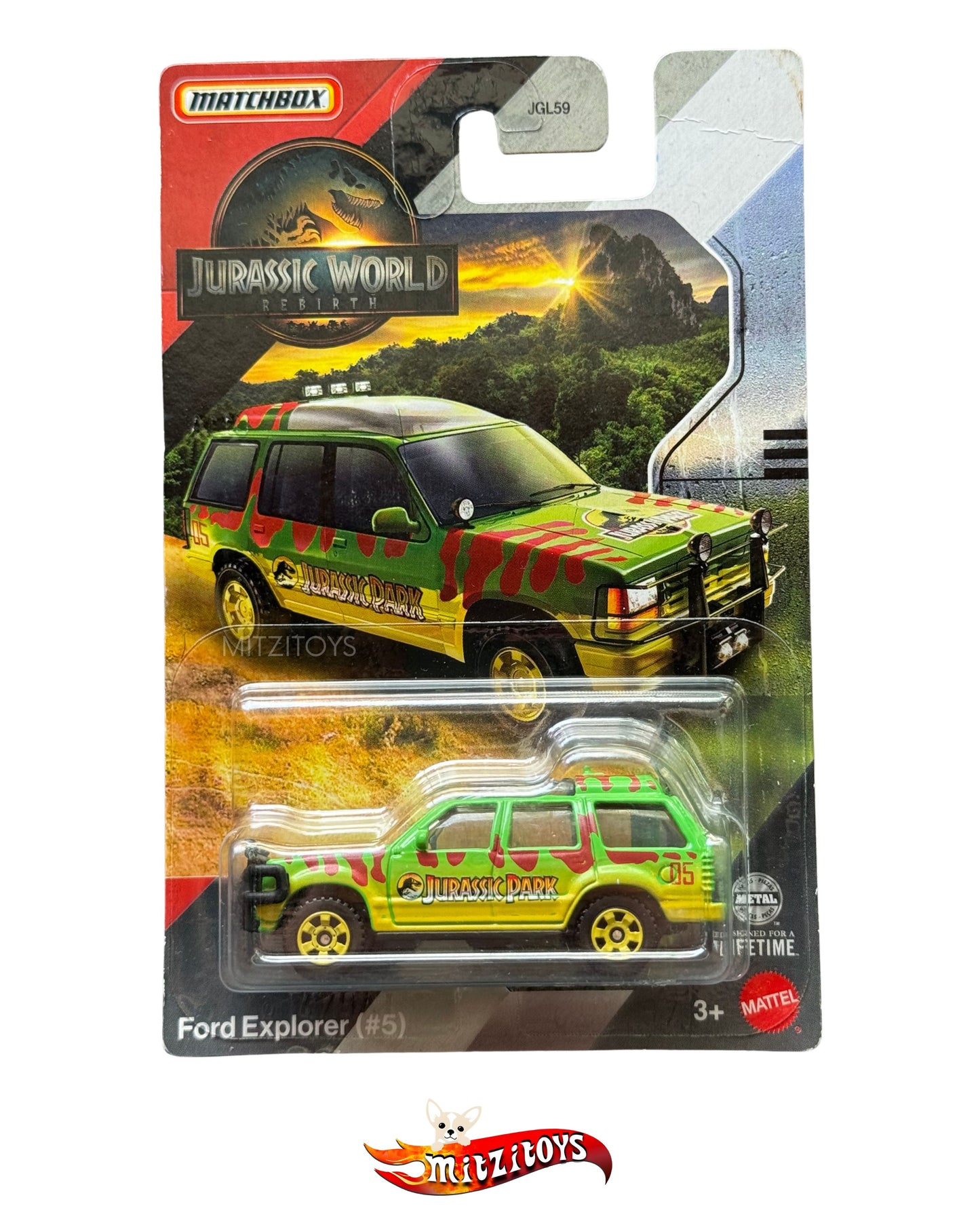 Ford Explorer (#5) - Jurassic World Rebirth - Matchbox