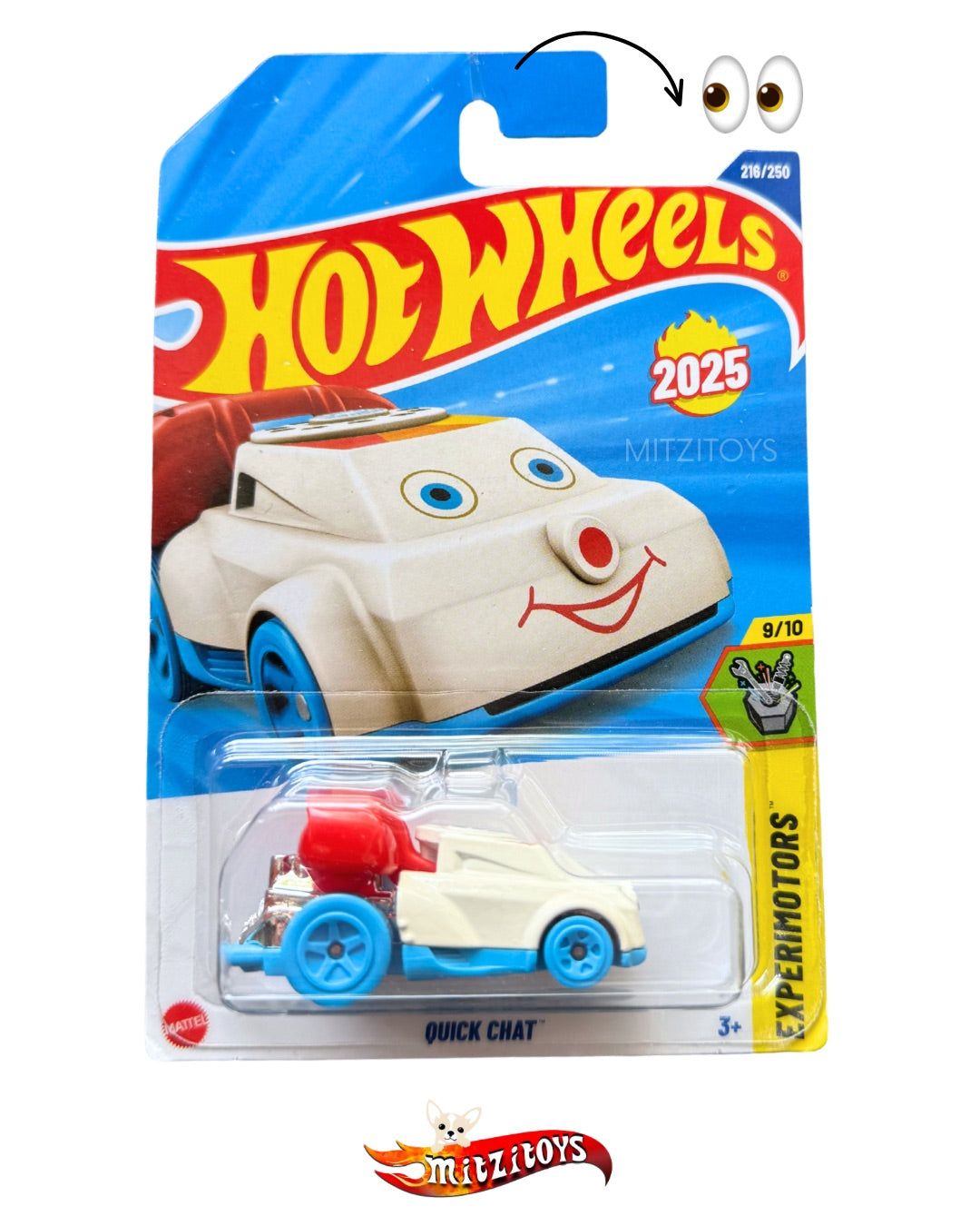 Quick Chat Detalle 216/250 (9/10) - Experimotors - Hot Wheels Básico