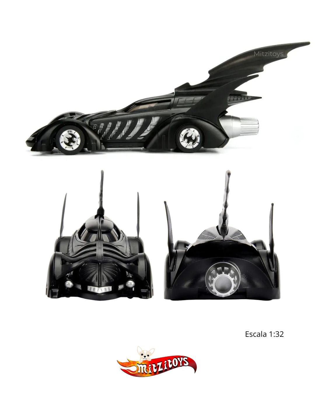 Batman Forever Batmobile (Escala 1:32) - Jada Toys