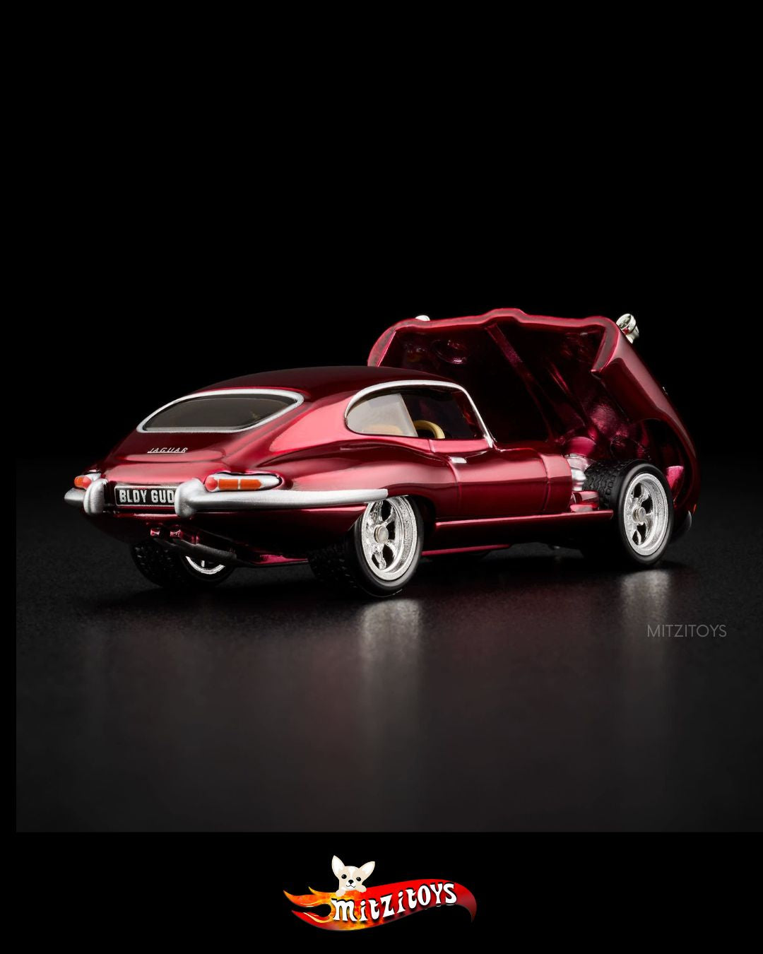 1964 Jaguar E-Type - Red Line Club Exclusive - Hot Wheels RLC 1:64