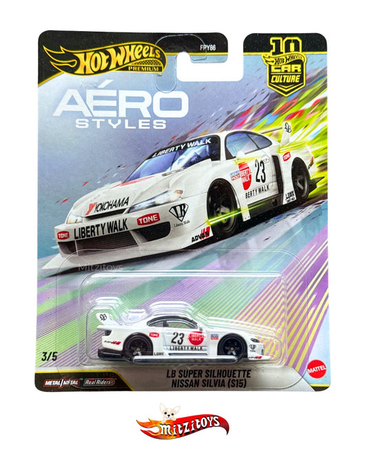 LBWK Super Silhouette Nissan Silvia (S15) (3/5) - Aero Styles - Hot Wheels Premium