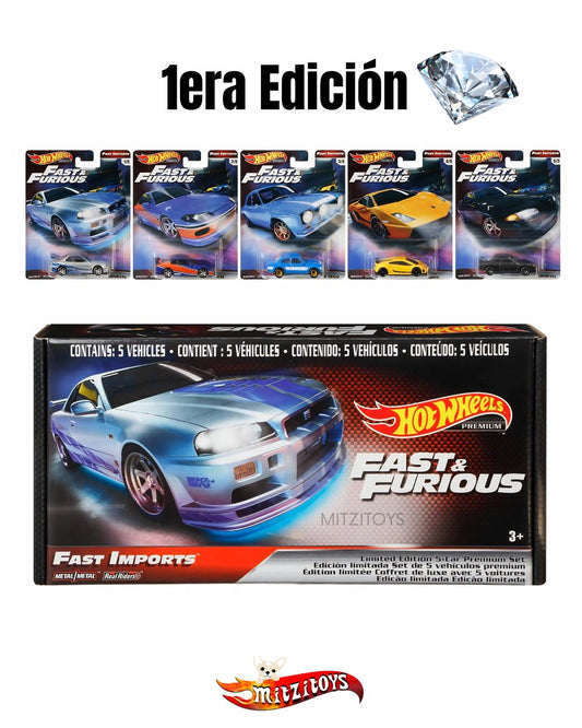 Fast Imports Box Set (5-Pack) 1era Edición - Fast & Furious - Premium