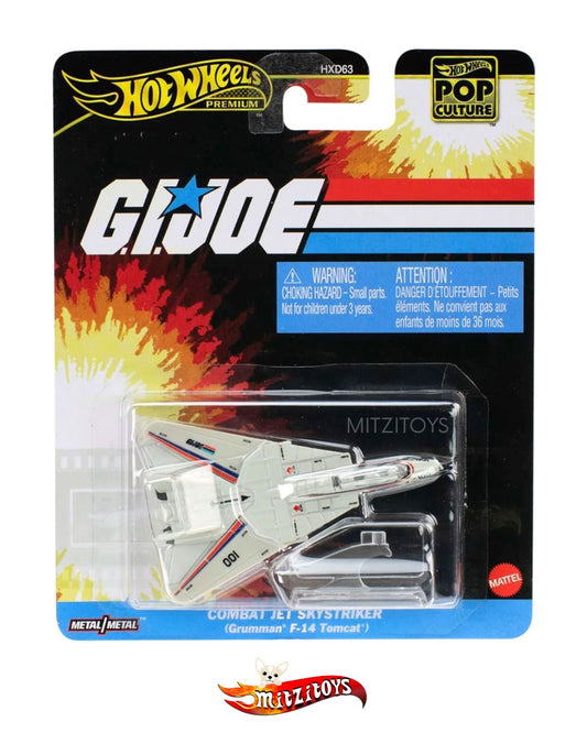 Combat Jet Skystriker (Grumman F-14 Tomcat) - Pop Culture G.I. Joe - Hot Wheels Premium