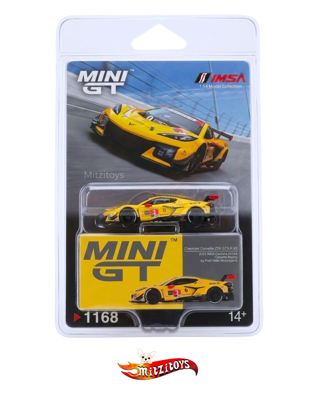 Chevrolet Corvette Z06 GT3.R #3 - 2024 IMSA Daytona 24 Hrs - Mini Gt