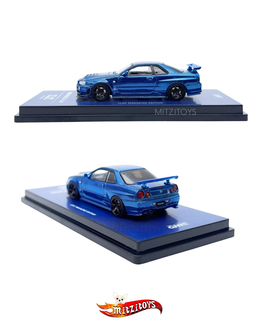 Nissan Skyline GT-R (R34) Exclusivo CLDC Hong Kong Magazine Edition - INNO64