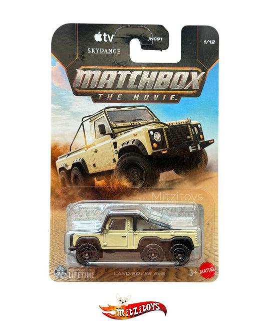 Land Rover 6x6 (1/12) - Matchbox: The Movie - Básicos