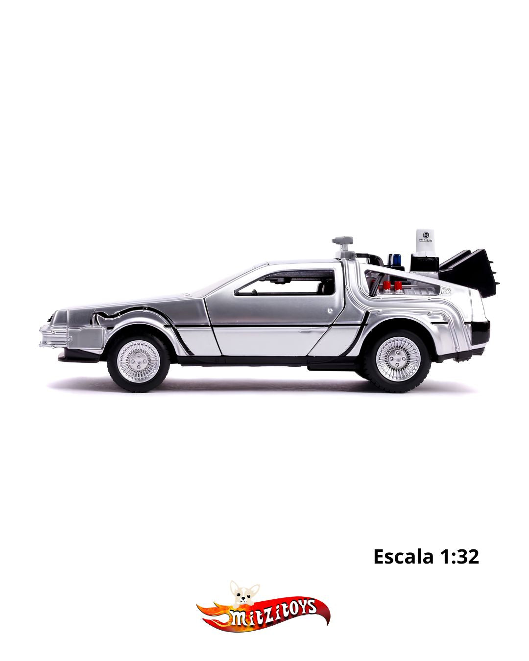Time Machine Back to the Future Part II (Escala 1:32) - Jada Toys ￼