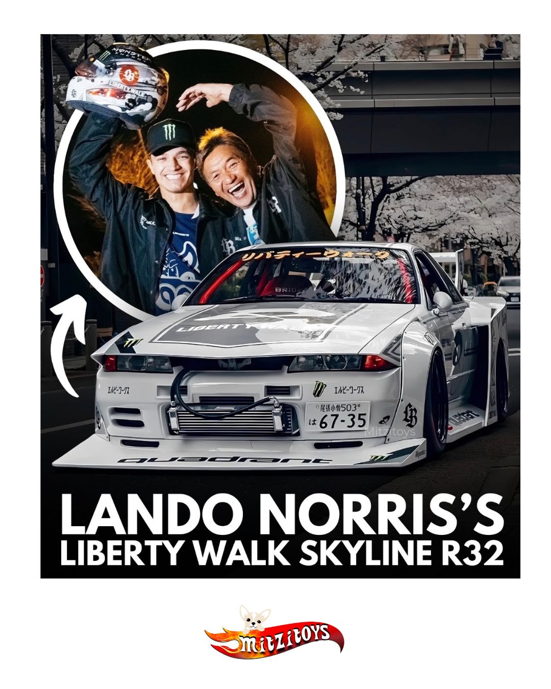 LBWK Nissan Skyline GT-R (R32) Kaido Works TAS 2025 (#1217) - Mini GT 