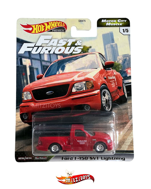 Ford F-150 SVT Lightning (1/5) - Fast & Furious Motor City Muscle - Hot Wheels Premium