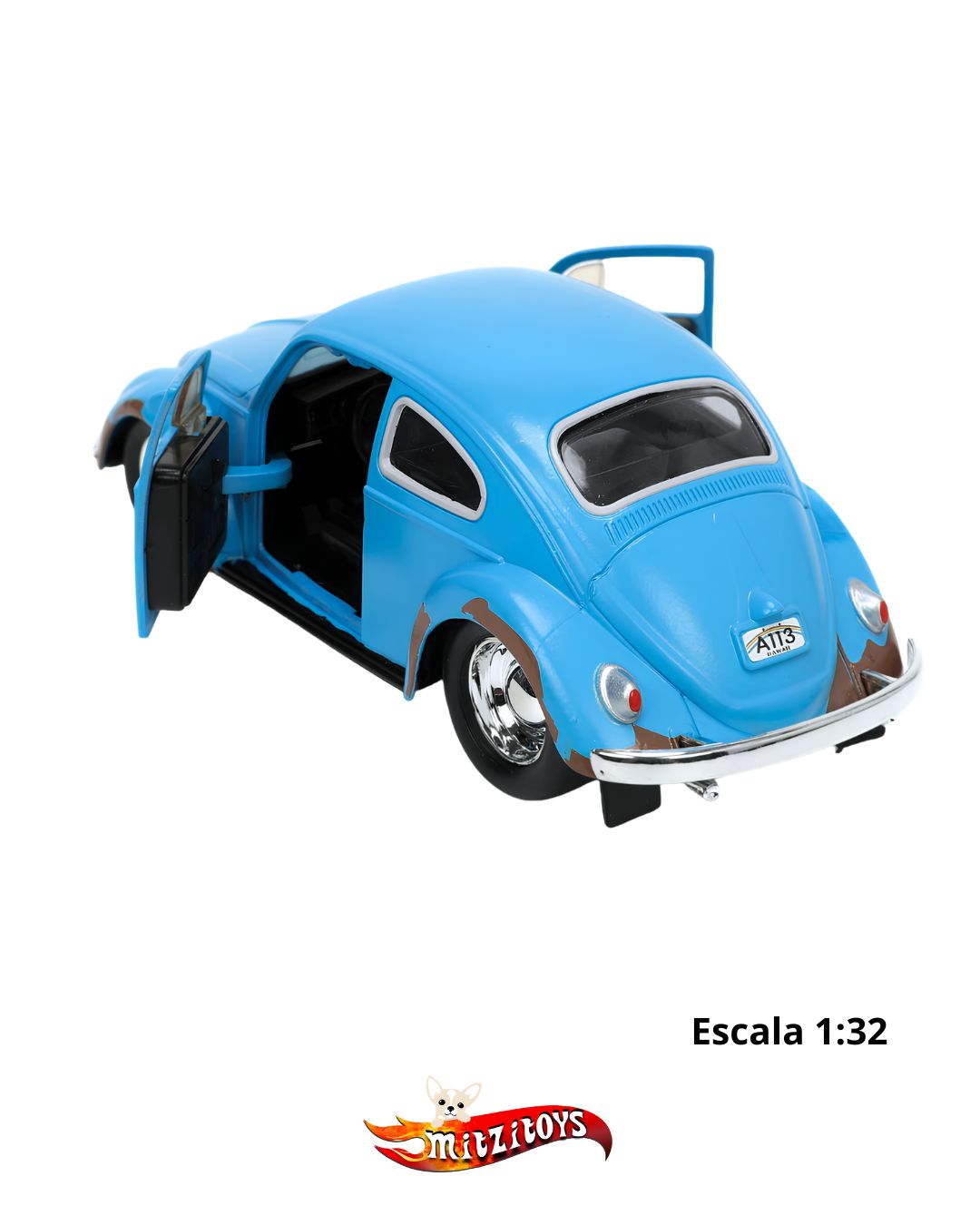 Disney Stitch Vocho Volkswagen Beetle (Escala 1:32) - Jada Toys 