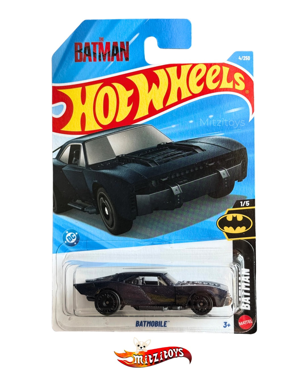 Batmobile - The Batman (4/250) (1/5) - Batman - Hot Wheels básico