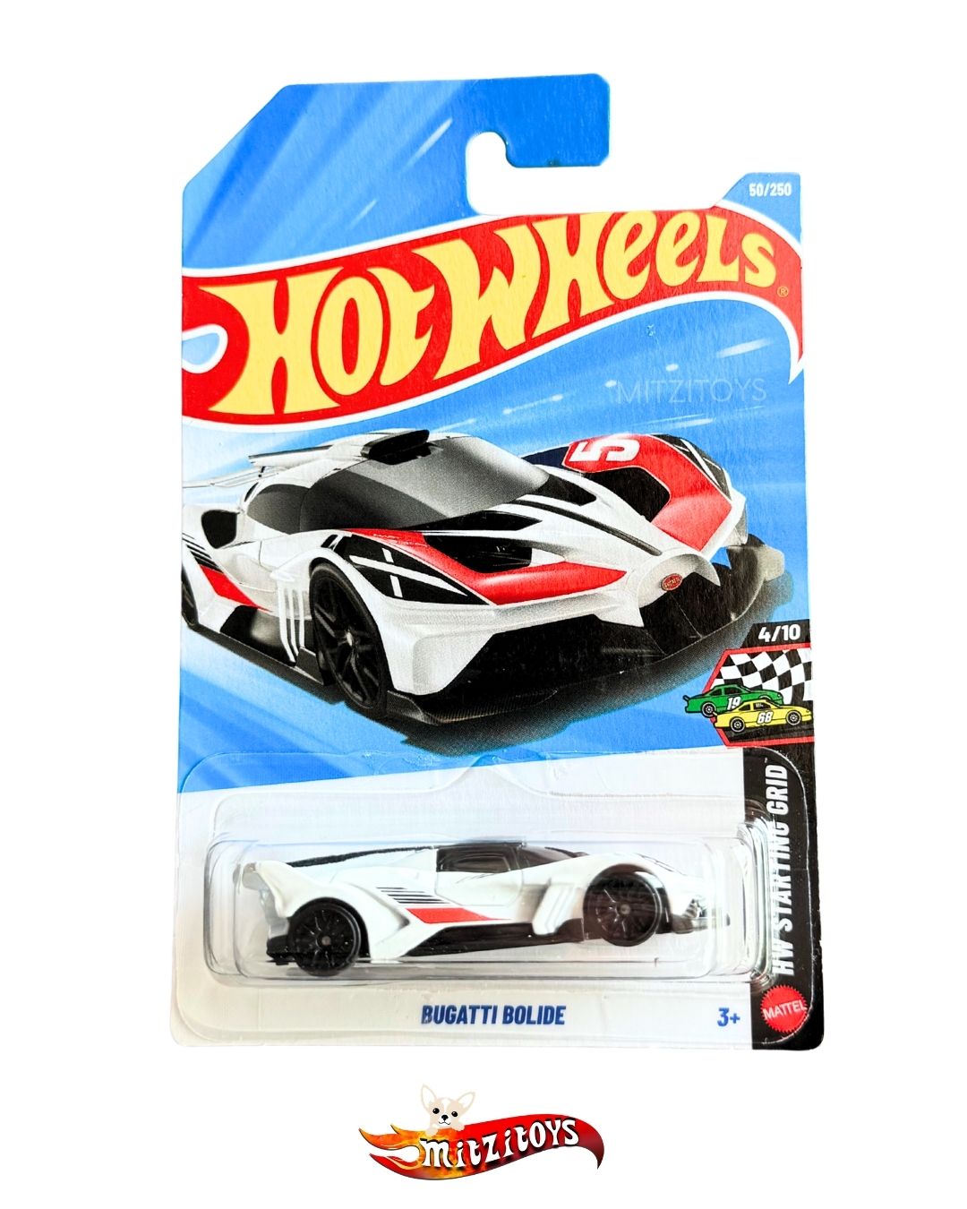 Bugatti Bolide Blanco/ Hot Wheels Mainline HW Starting Grid