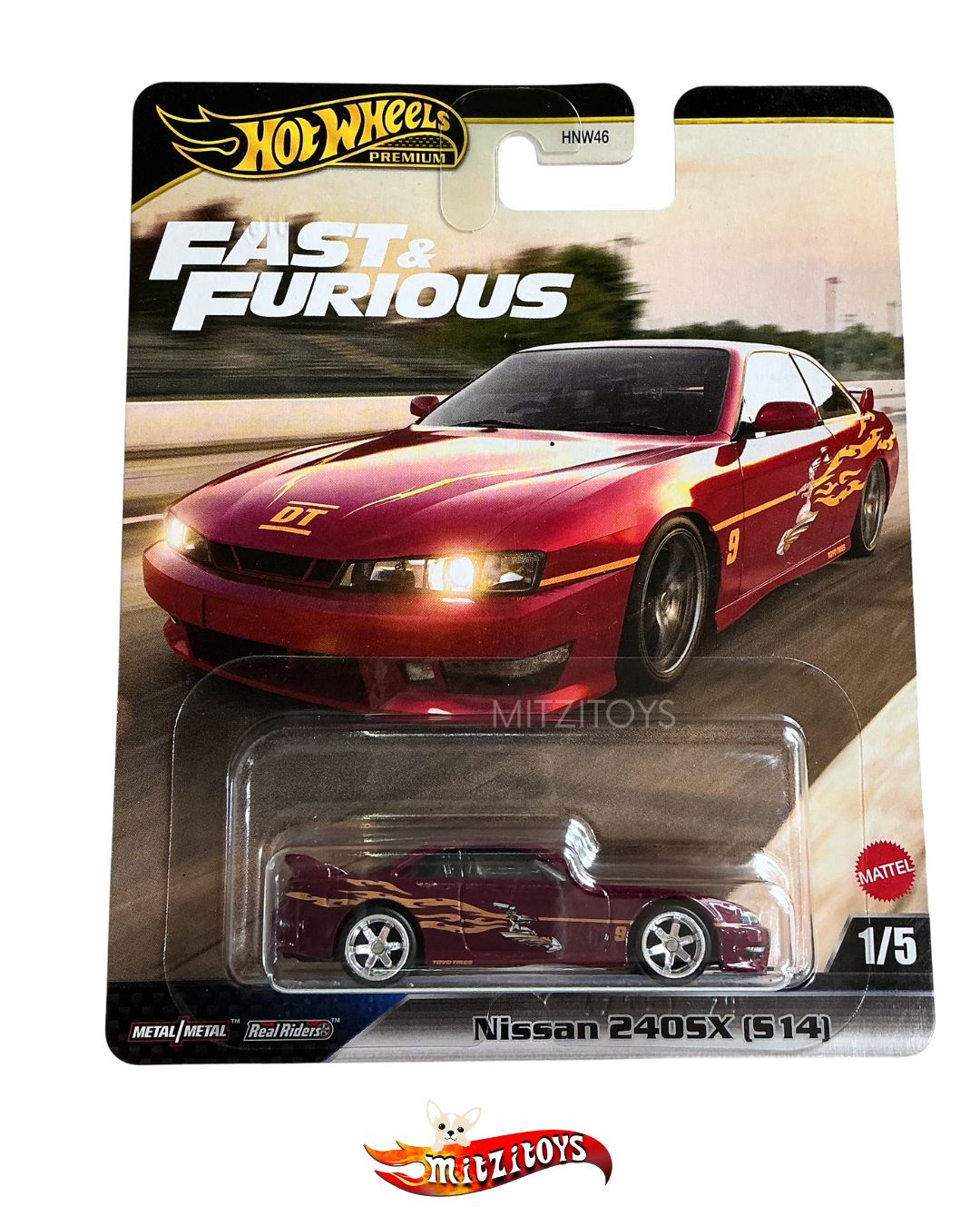 Nissan 240SX (S14) (1/5) - Fast & Furious - Hot Wheels Premium