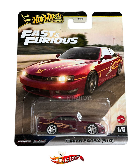Nissan 240SX (S14) (1/5) - Fast & Furious - Hot Wheels Premium