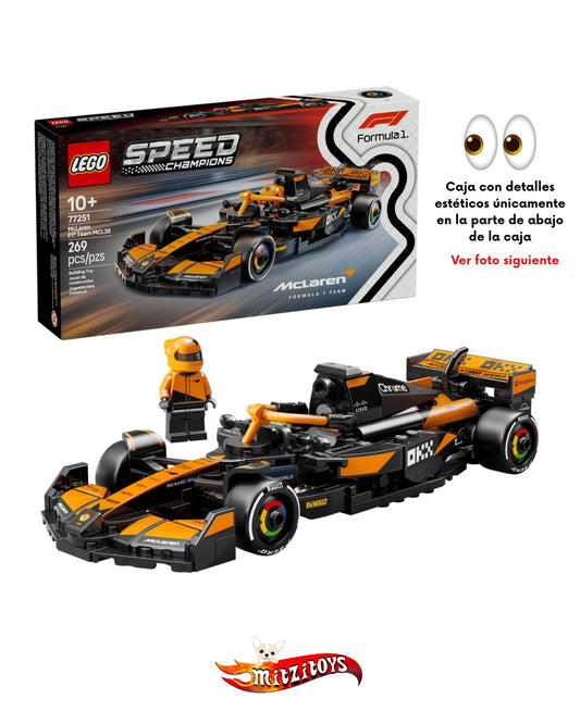 McLaren F1® Team MCL38 Detalle - LEGO Speed Champions - Set de construcción