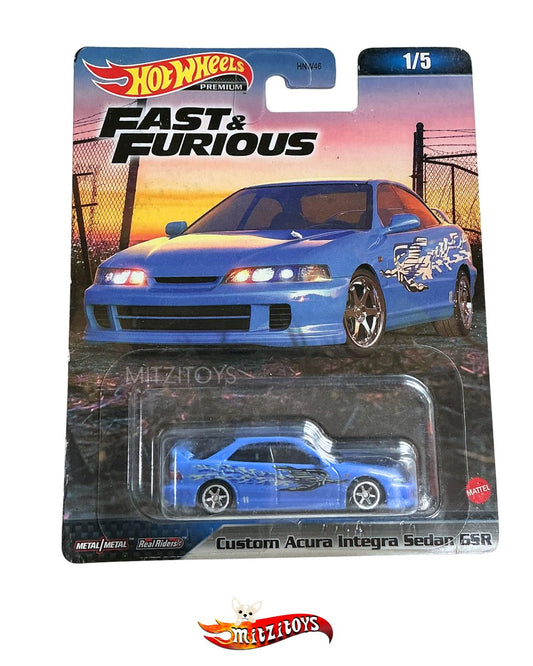 Custom Acura Integra Sedan GSR (1/5) - Fast & Furious (Detalle) - Hot Wheels Premium