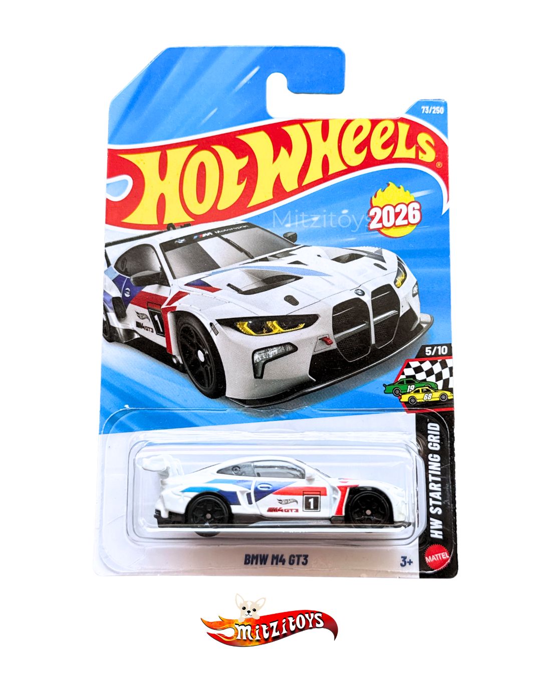 BMW M4 GT3 (5/10) - HW Starting Grid - Hot Wheels Básico