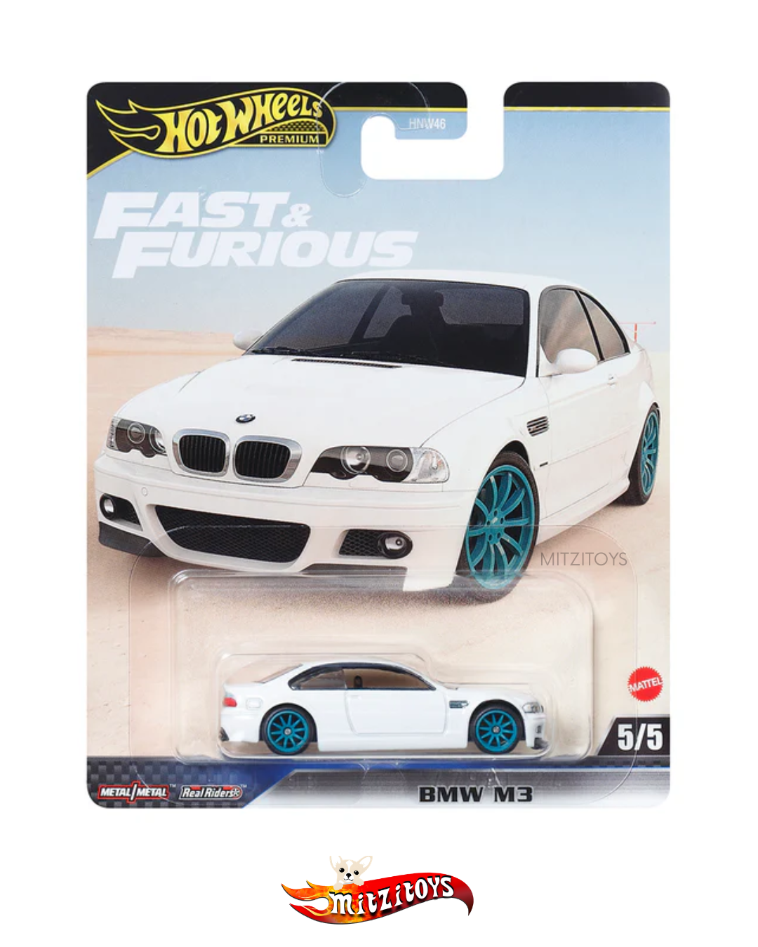BMW M3 E46 - Hot Wheels Premium - Fast & Furious 5/5