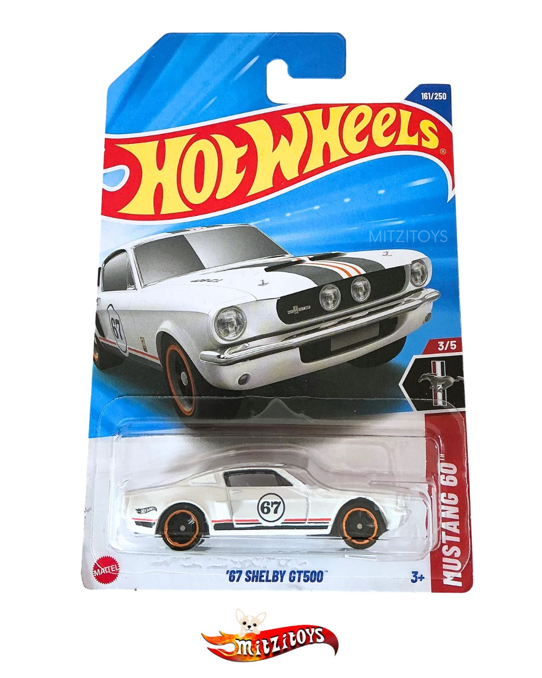 '67 Shelby GT500 (3/5) blanco - Mustang 60th - Básico