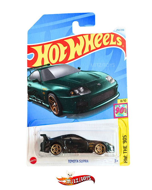 Toyota Supra (8/10) Verde - HW: The '90s - Hot Wheels Basico