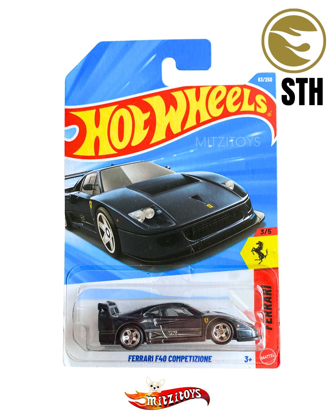 Ferrari F40 Competizione (3/5) - Ferrari - Hot Wheels Super Treasure Hunt (STH)