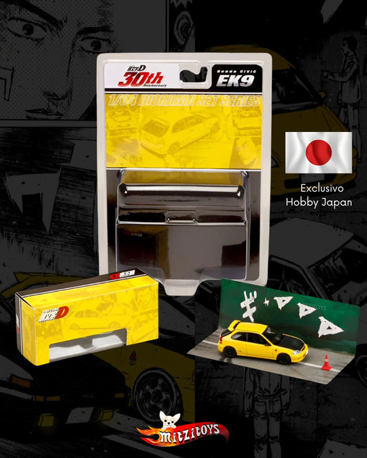 Honda Civic EK9 Initial D 30th Anniversary - Hobby Japan 1:64