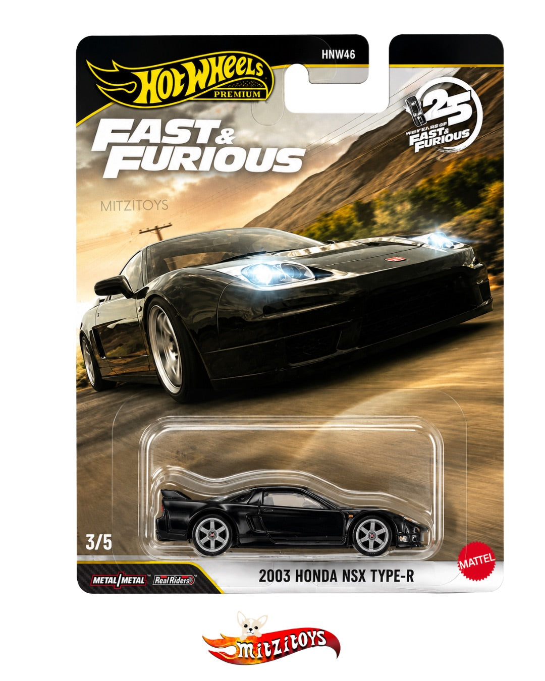 2003 Honda NSX Type-R (3/5) - Fast & Furious Premium - Hot Wheels Premium