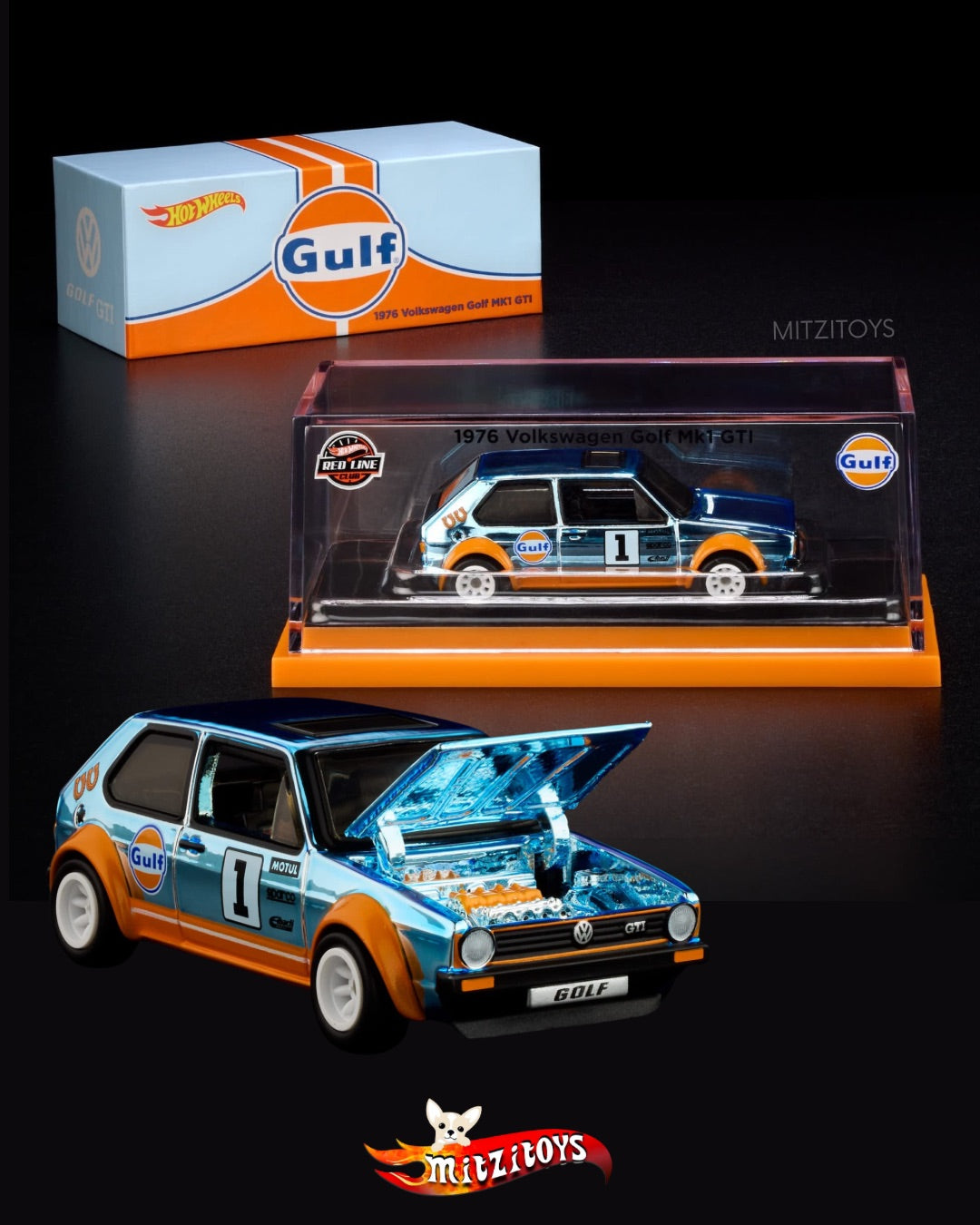 1976 Volkswagen Golf Mk1 GTI - Gulf Racing Edition - Red Line Club (RLC) Exclusive