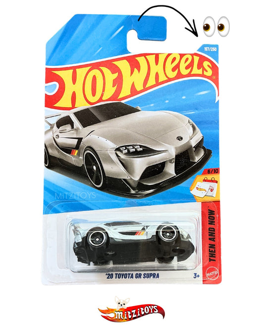 '20 Toyota DETALLE GR Supra Silver / Then and Now 6/10 (157/250) - Hot Wheels